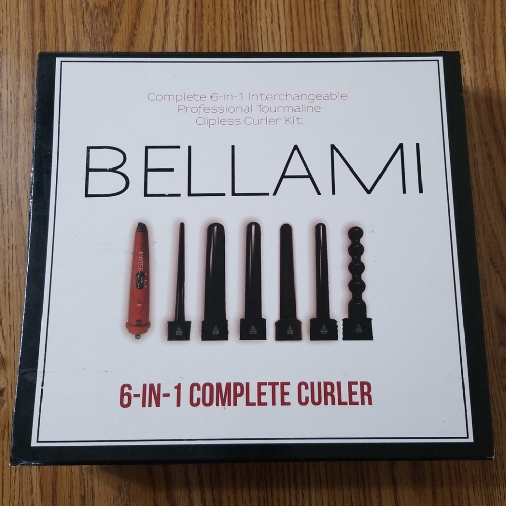 Bellami 6 in 1 curling iron set